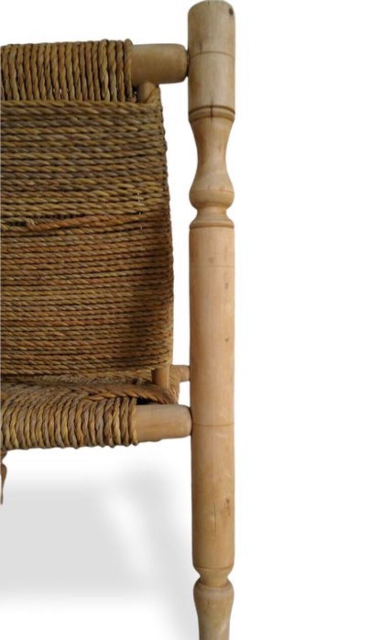 Fauteuil en corde d’Abaca- Audoux et Minet ?