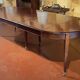 Extensible Louis XVI mahogany dining table with band - 19th century