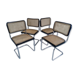 Suite 6 chairs Cesca B32 by Marcel Breuer 1998