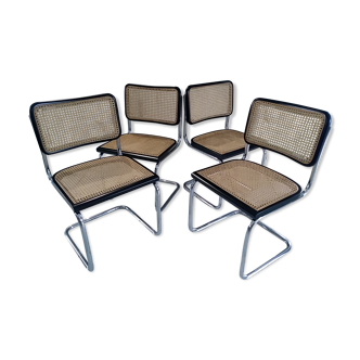 Suite 6 chairs Cesca B32 by Marcel Breuer 1998