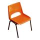 Vintage orange children's chair from the seventies.
