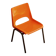 Vintage orange children's chair from the seventies.