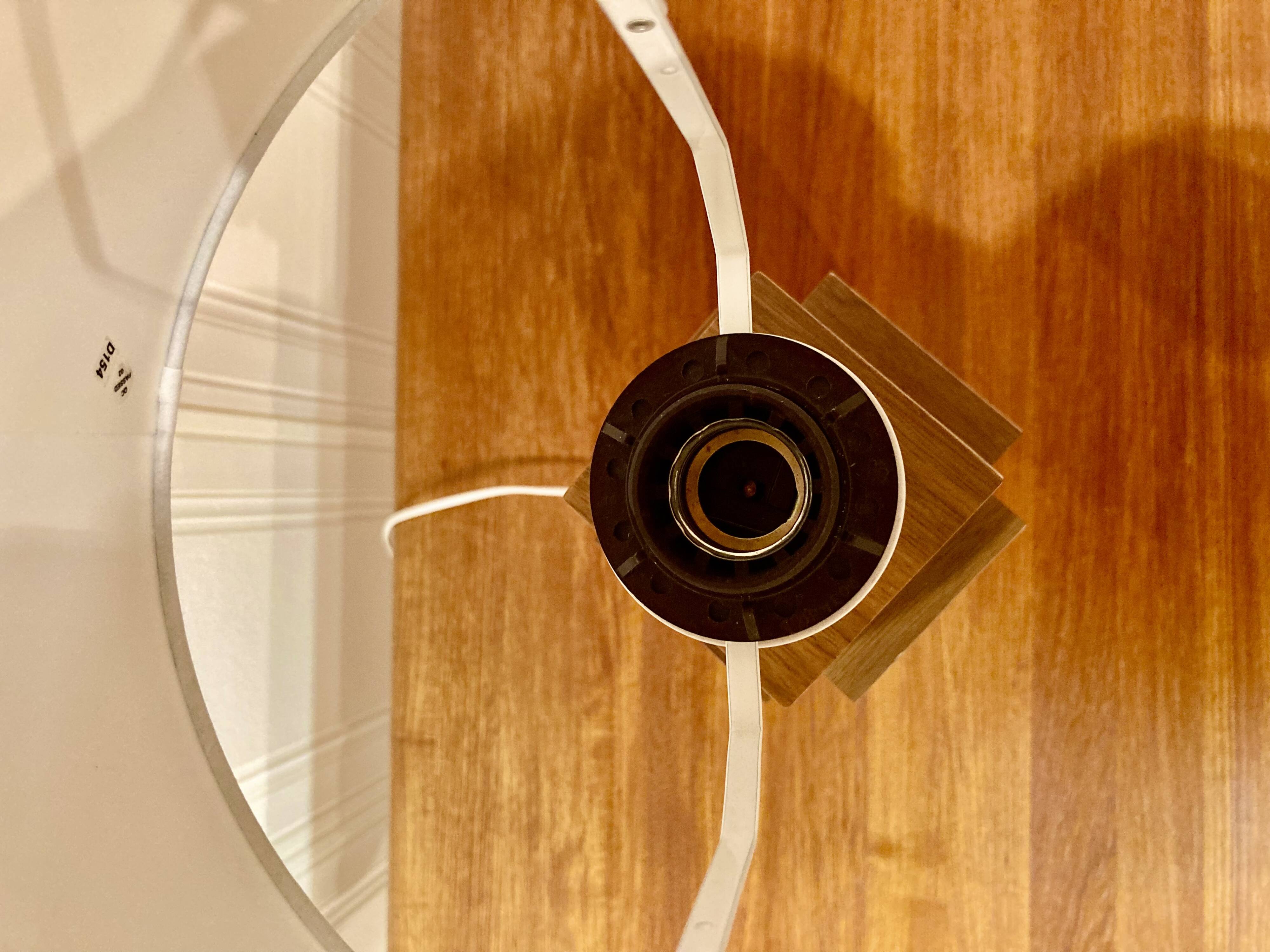 Teak lamp scandinavian design 1950