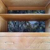 60s bookcase chest of drawers