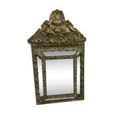 Mirror by-close copper repulsed 19th century h 59 X l 34 cm
