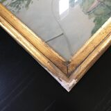 Watercolor signed M.Aubert 1944