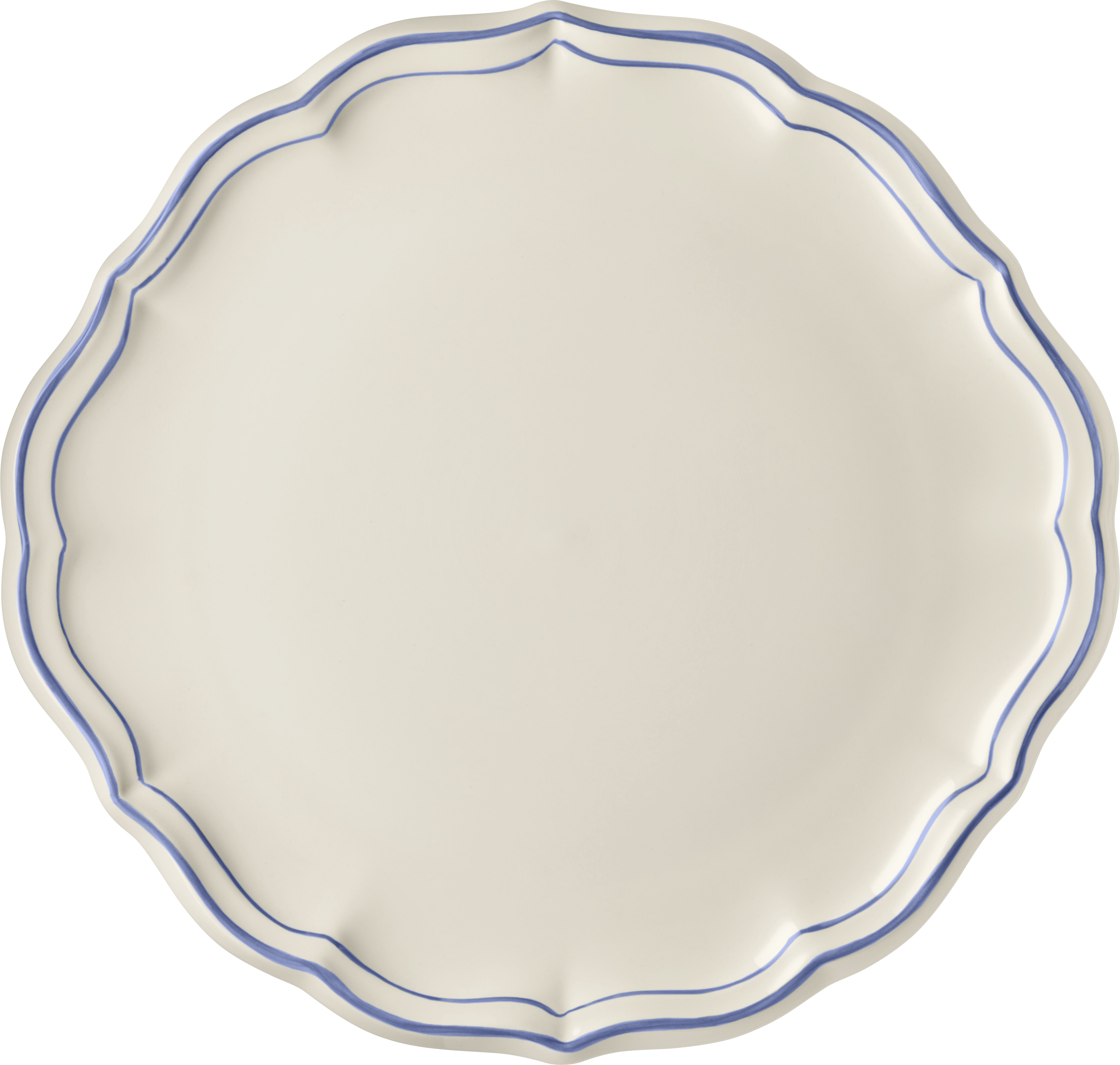 Blue fillet collection cake dish