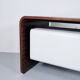 ROSEWOOD DESK MICHEL BOYER TFM EDITION 1970s ROTHSCHILD BANK