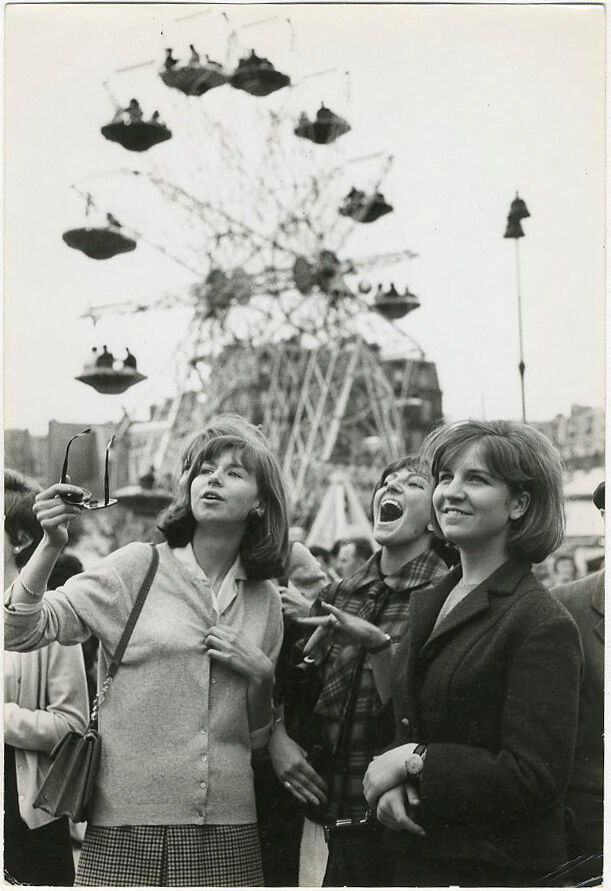 Photo Pierre Parente Silver Print Paris Foire du Trône circa 1960