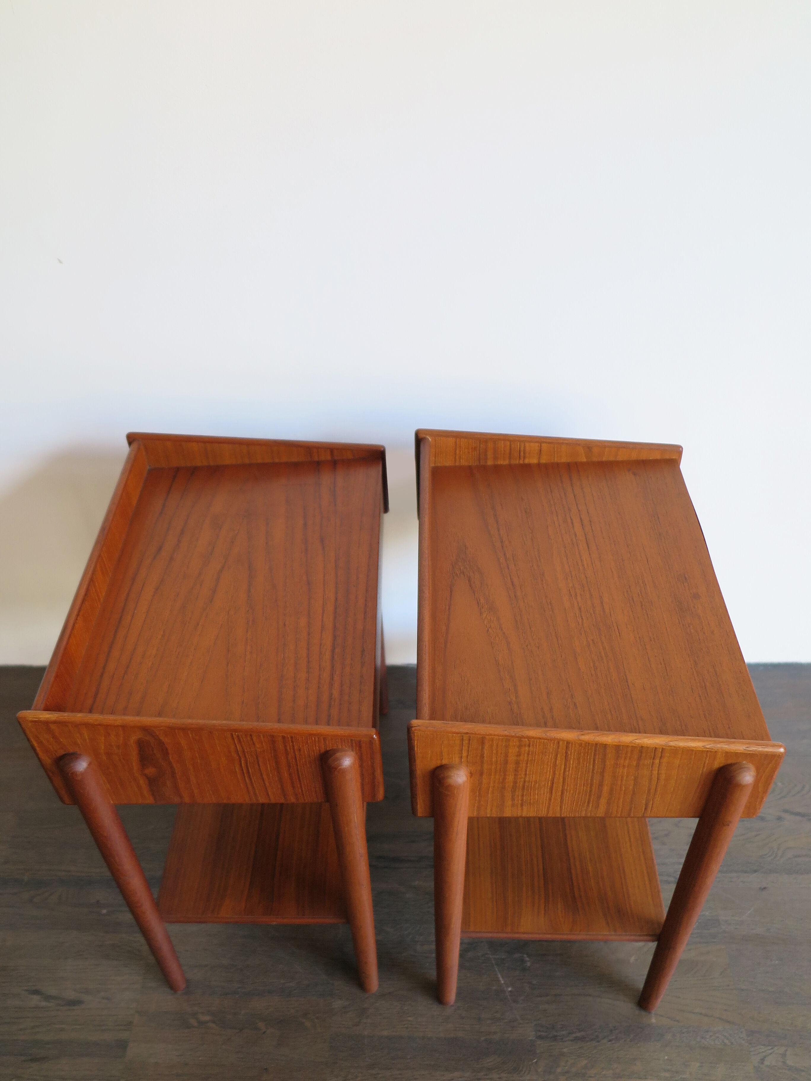 Børge Mogensen Scandinavian teak bedside tables 1950s