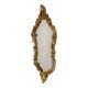 Classic Gold Crested Mirror, French Baroque Style, 74 cm