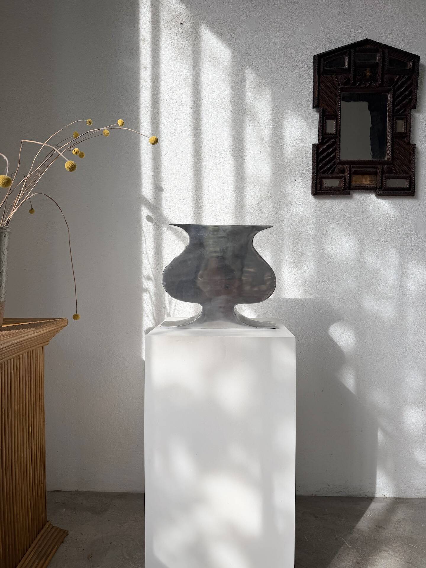 Vase fonte d’aluminium