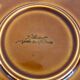 Vintage earthenware dish from Saint Clément France