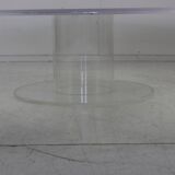 Very impressive Dutch design large coffee table in acrylic