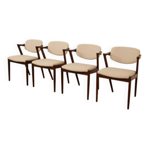 Ensemble de 4 chaises - manger bois rose
