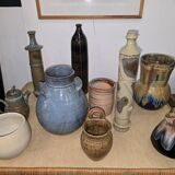 Glazed stoneware jug with spout – Decorative ceramics, France, 1970s