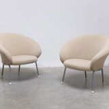 Rare pair of 'F570' lounge chairs by Pierre Paulin for Artifort, 1963