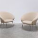 Rare pair of 'F570' armchairs by Pierre Paulin for Artifort, 1963