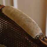 Cane shepherdess armchair, around 1930