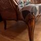 Louis XV style banquette