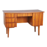 Mid-Century Writing Desk in Mahogany Veneer, Czech, 1950