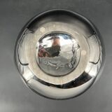 Large Vintage Vase • Chrome Ceramic • XXL • 1970-1980