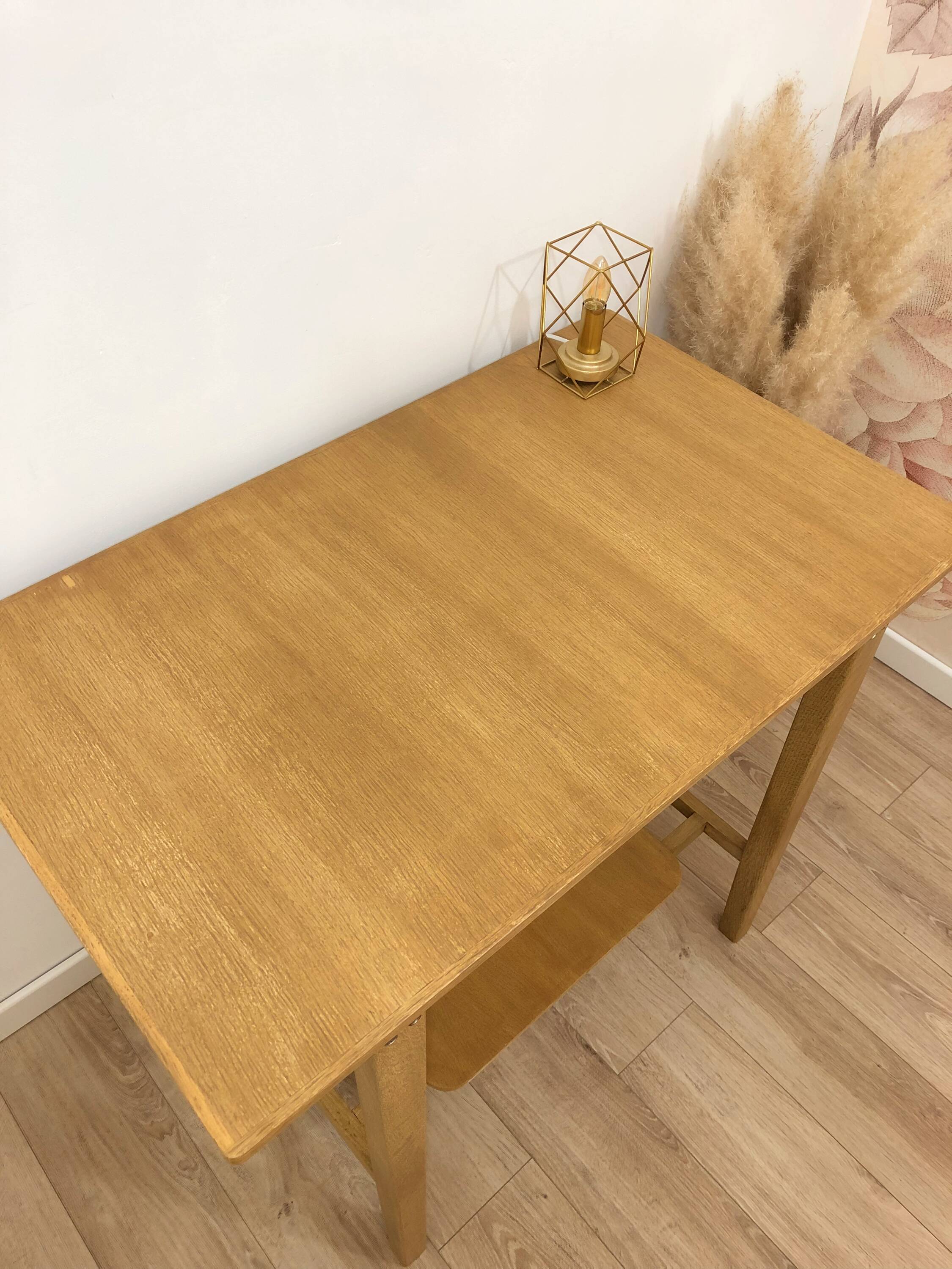 1960s desk, made of solid oak