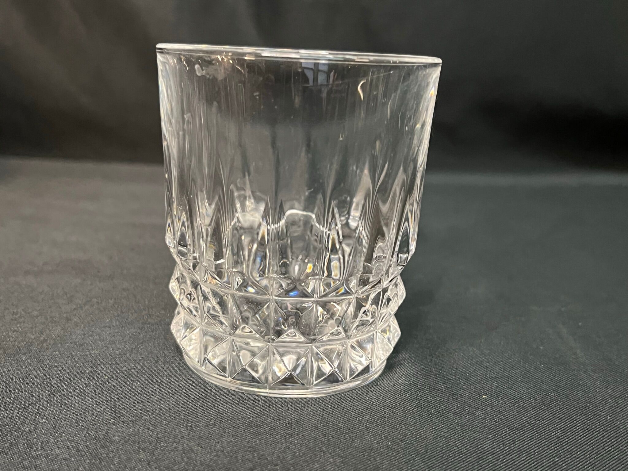Six crystal glasses of Arques model Villandry XXth
