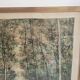 Tableau Lithographie ancienne - Paysage forêt - Bernard Gantner
