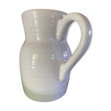 Large white ceramic pitcher