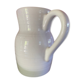 Large white ceramic pitcher
