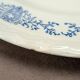 Set of 6 antique flat plates Rotterdam blue windmill design.
