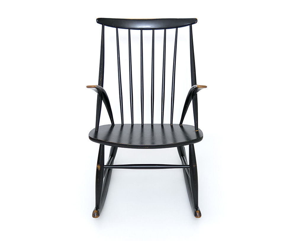 Rocking chair design Illum Wikkelso For Niels Eilersen