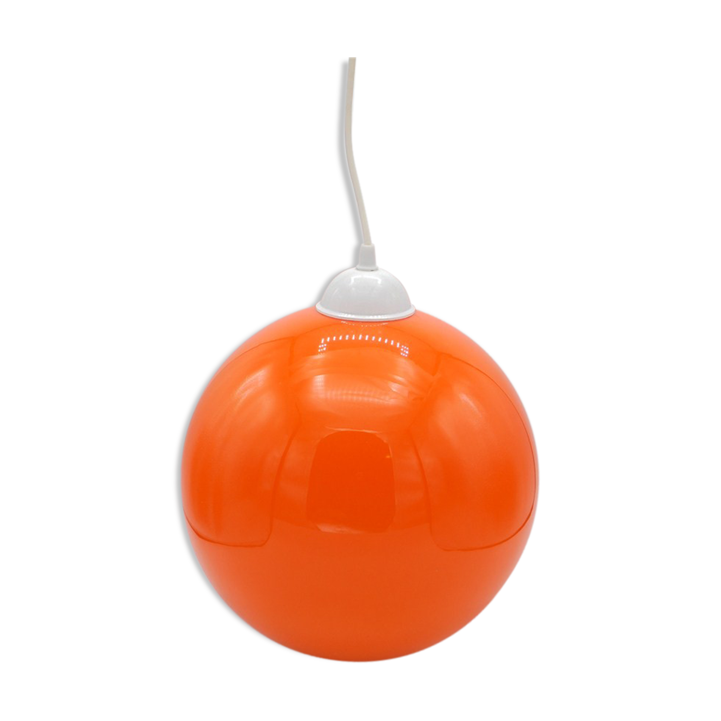 Orange hanging lamp