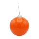 Suspension en verre orange