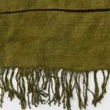 5x7 Shades Of Green Vintage Kilim Rug, 143x220Cm