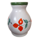 Vintage Poët Laval orange and green vase