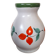 Vintage Poët Laval orange and green vase