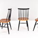Quatre chaises de salle à manger Fanett scandinaves du milieu du siècle par Ilmari Tapiovaara