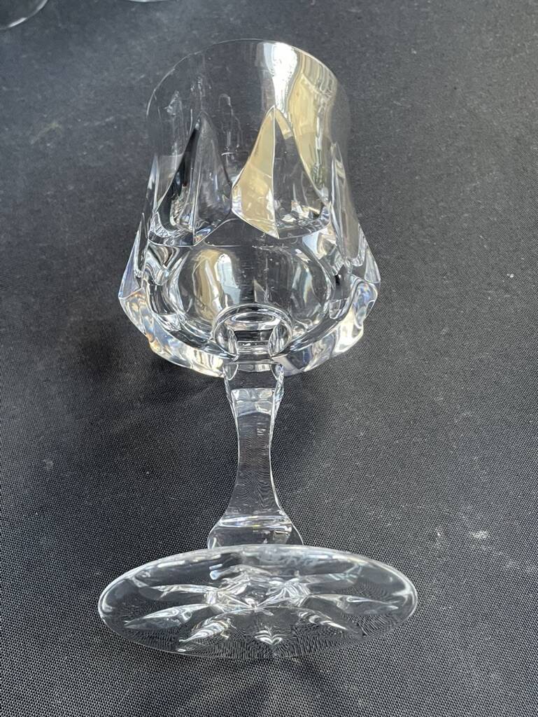 6 water glasses – Cristalleries Royales de Champagne - Bayel