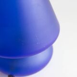 Lampe champignon bleue