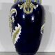 Earthenware vase, faience factory of fives lille - early twentieth century