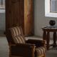 Modern Danish, a pair of lounge chairs in oak and wool, Henning Kjærnulf, 1960s.