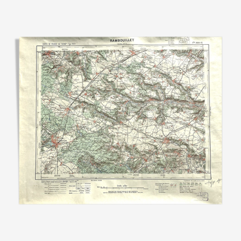 Map of Rambouillet November 1931