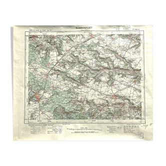 Carte de Rambouillet Novembre 1931