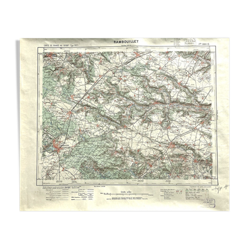 Carte de Rambouillet Novembre 1931