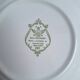 Vintage blue soup plates