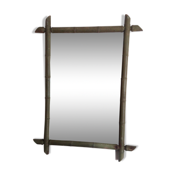 Bamboo mirror - 91x67cm