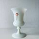 Large antique vase in white opaline from Florence