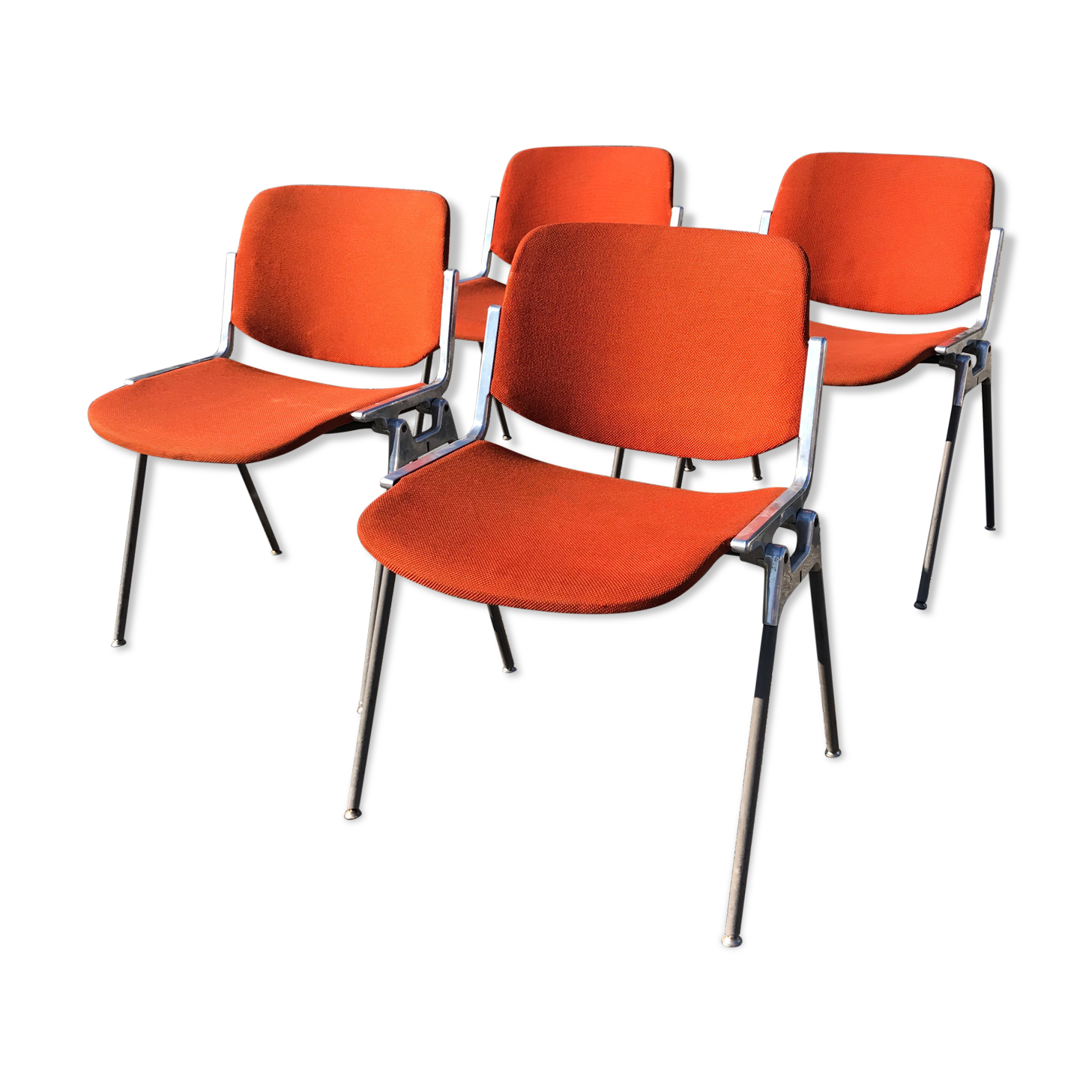 DSC 106 chairs by Giancarlo Piretti for Castelli